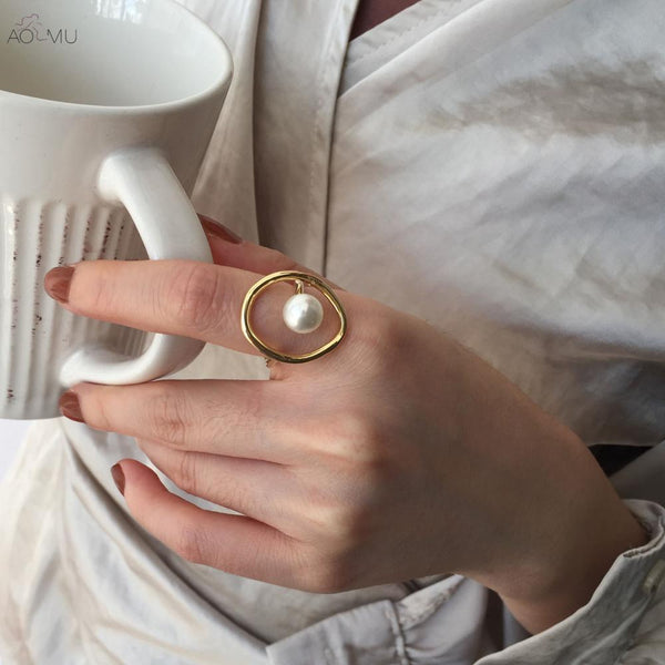 Cleo Pearl Ring